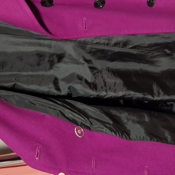 Anne Klein Double Breasted Wool Peacoat - Picture 4 of 9